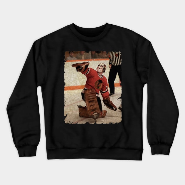 Murray Bannerman - Chicago Blackhawks, 1986 Crewneck Sweatshirt by Momogi Project